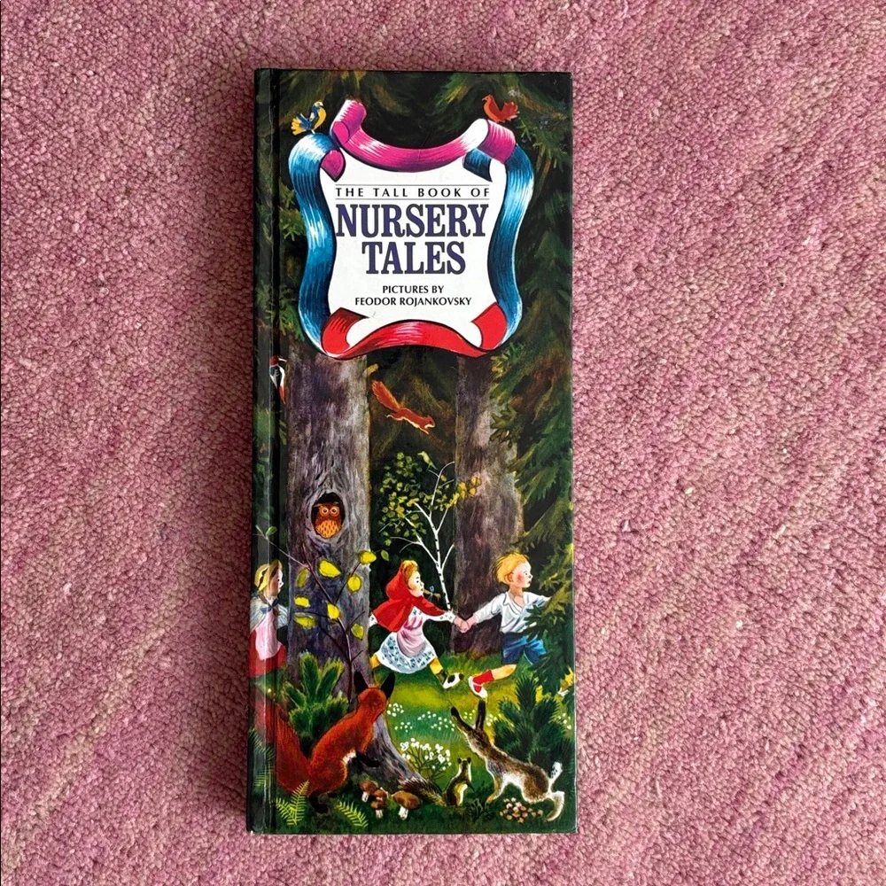 VINTAGE The Tall Book of Nursery Tales Vintage 1972 Hardcover Children's Rhymes
